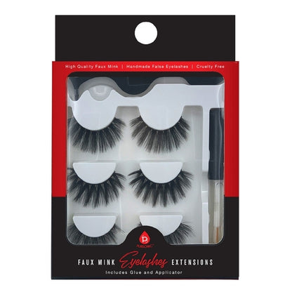 Extensions de faux cils style faux vison