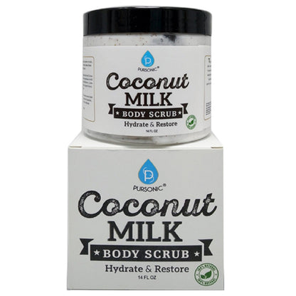 Gommage corporel au lait de coco 100 % naturel 14 oz