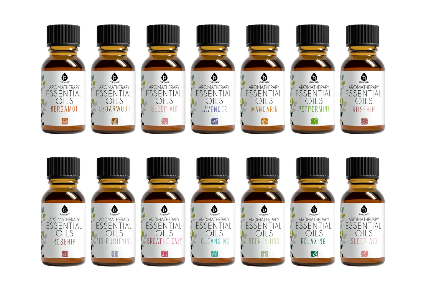 Set de regalo de 14 aceites esenciales de aromaterapia