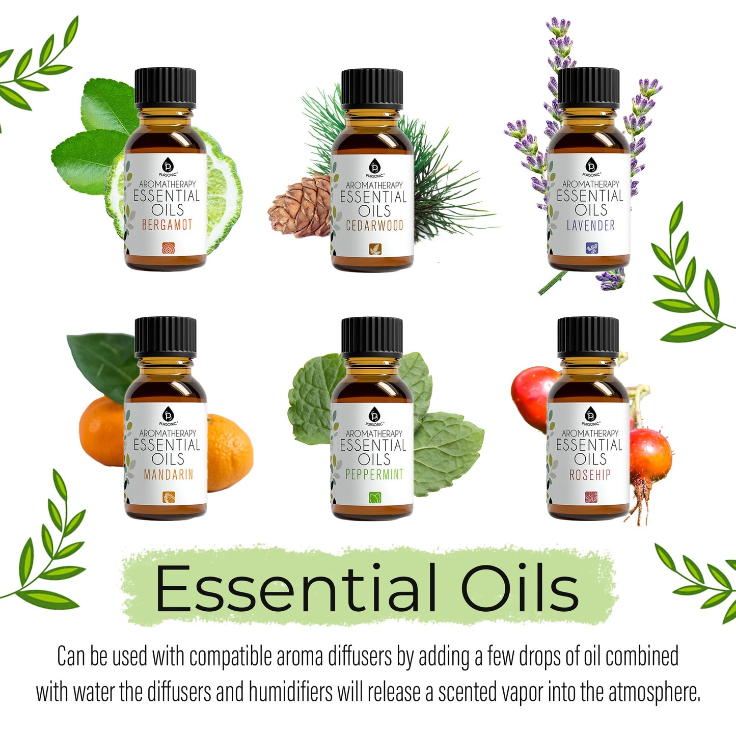 Set de regalo de 14 aceites esenciales de aromaterapia