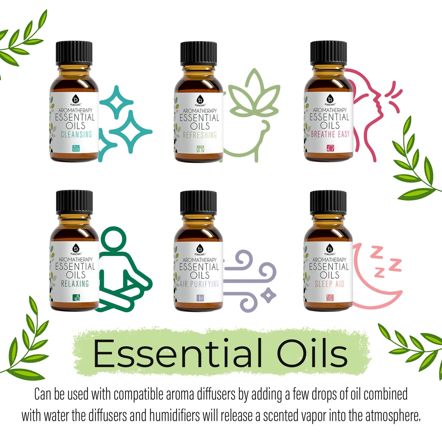 Set de regalo de 14 aceites esenciales de aromaterapia