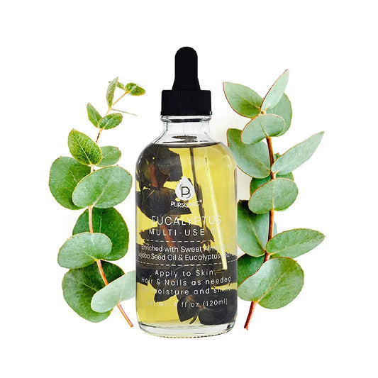 Aceites corporales multiusos de flor de eucalipto, 4 oz 