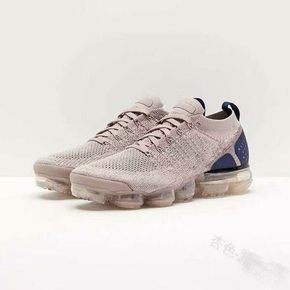 Zapatillas moradas 2021 para mujer, zapatos casuales de malla con colchón de aire, planas 