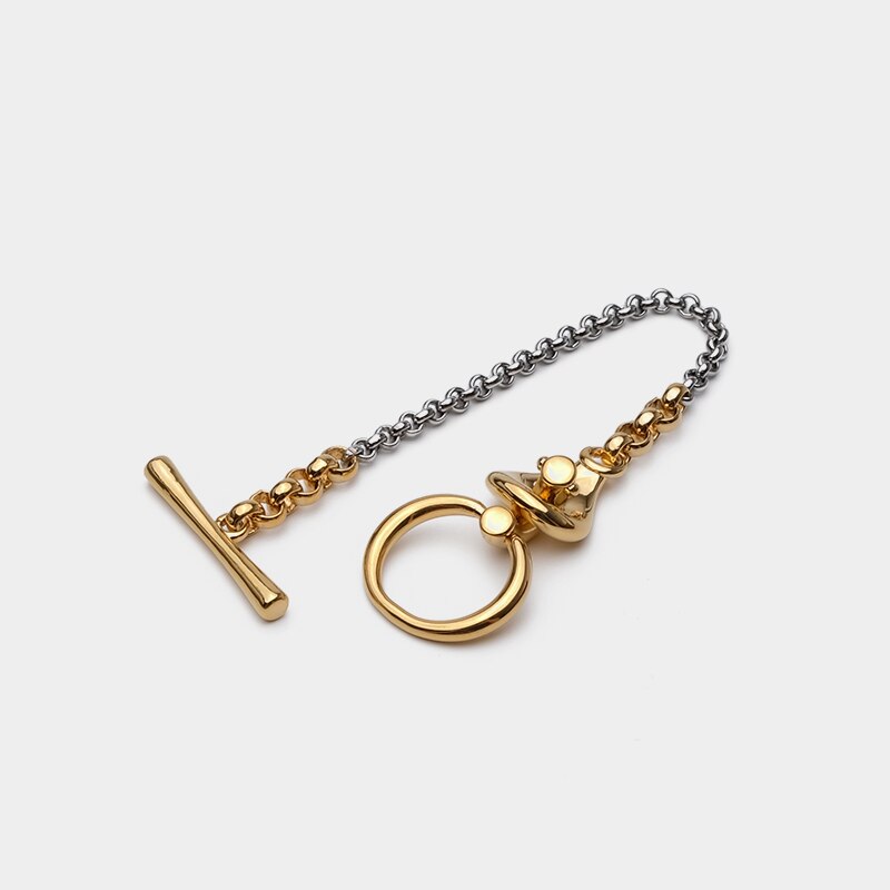 Gold / Silver Trendy Metal Bracelet