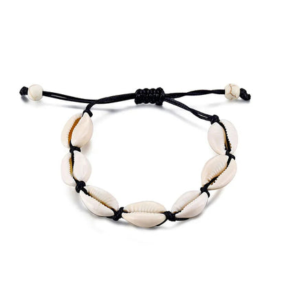 Tobillera de concha estilo bohemio chic