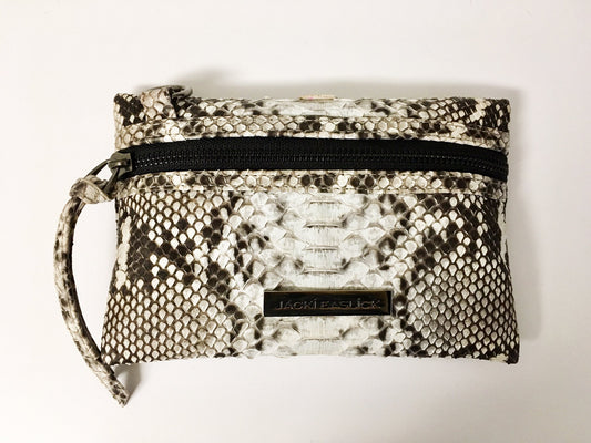 Mini sac bandoulière Jacki Easlick en python véritable