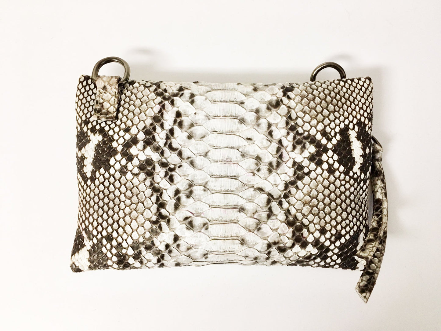 Bolso bandolera mini de pitón real Jacki Easlick