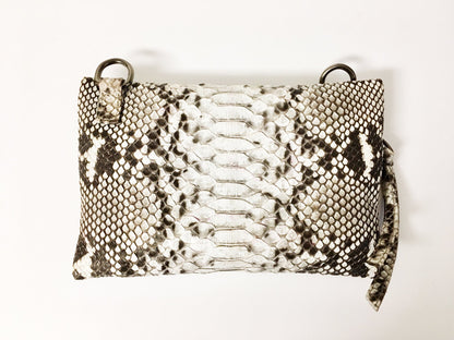 Mini sac bandoulière Jacki Easlick en python véritable