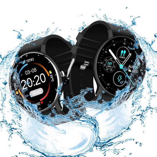 Reloj inteligente Bluetooth P67 resistente al agua con cámara y control remoto.