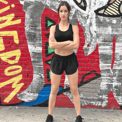 Short de sport Arielle avec compression intégrée