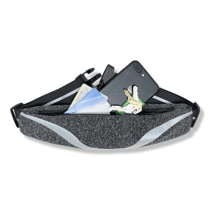 Ceinture de course sport résistante à l'eau avec bande réfléchissante