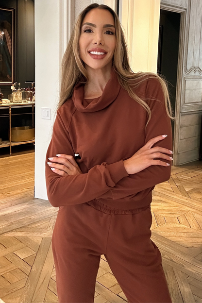 Sweat-shirt polaire à col montant LUDI EXPRESSO