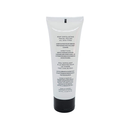 Exfoliante facial de menta