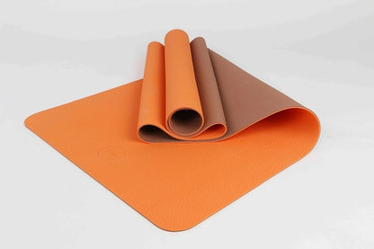 Tapis de yoga TPE bicolore de qualité supérieure