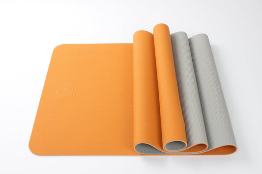 Tapis de yoga TPE bicolore de qualité supérieure