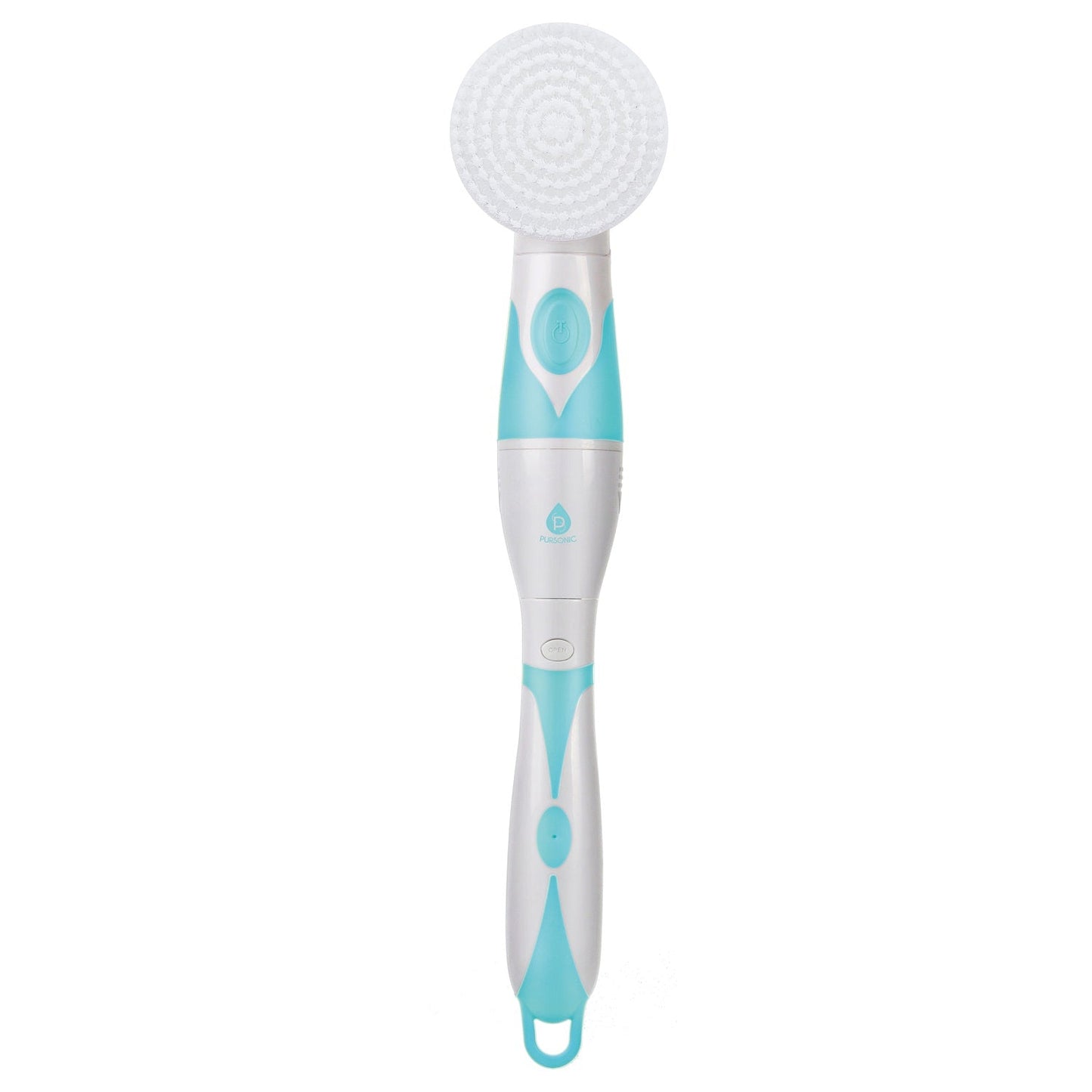 Cepillo de limpieza facial y corporal avanzado con mango extendido