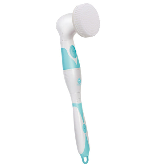 Cepillo de limpieza facial y corporal avanzado con mango extendido