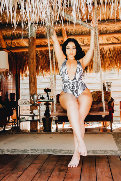 Leopard Print Cross Back Swimsuit – Jada By Rose Paulino