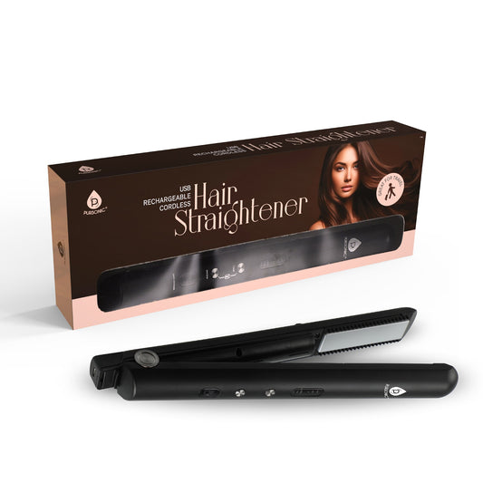 Lisseur à cheveux sans fil rechargeable par USB