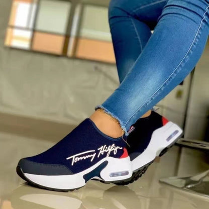 Baskets compensées respirantes et décontractées pour femmes, tendance 2022 