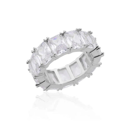 Trendy Crystal Gold Plated Ring