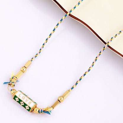 Collier amulette turque Amour
