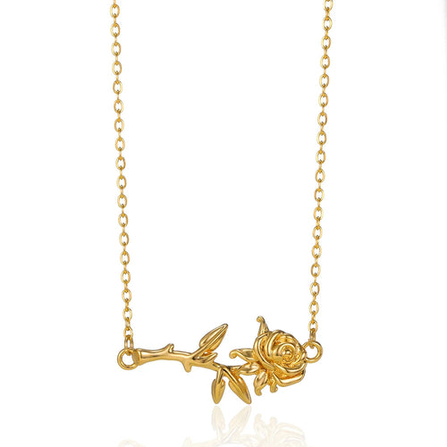 Collar de corazón con incrustaciones para mujer