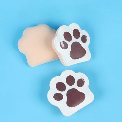 Lot de 3 éponges à poudre super douces en forme de griffes de chat pour fond de teint