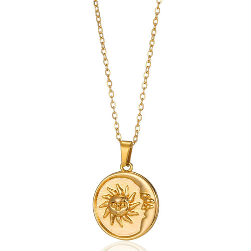 Collar de corazón con incrustaciones para mujer