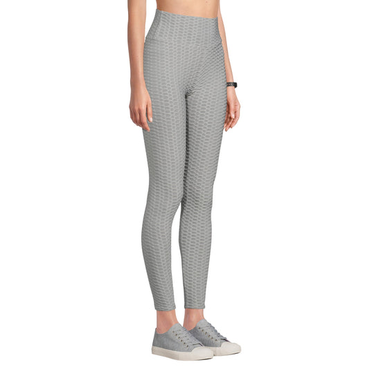 SOBEYO Womens'  Legging Bubble Stretchable Gray