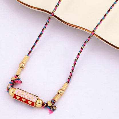 Collier amulette turque Amour