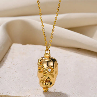 Collar de corazón con incrustaciones para mujer
