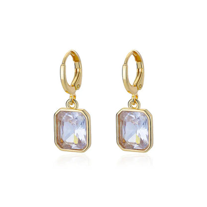 Pendientes colgantes sencillos y elegantes