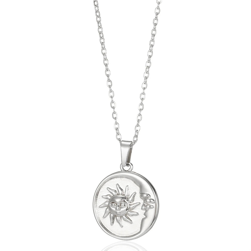 Collar de corazón con incrustaciones para mujer