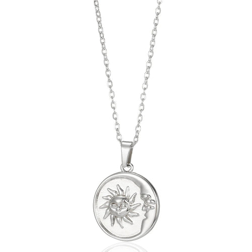 Collar de corazón con incrustaciones para mujer