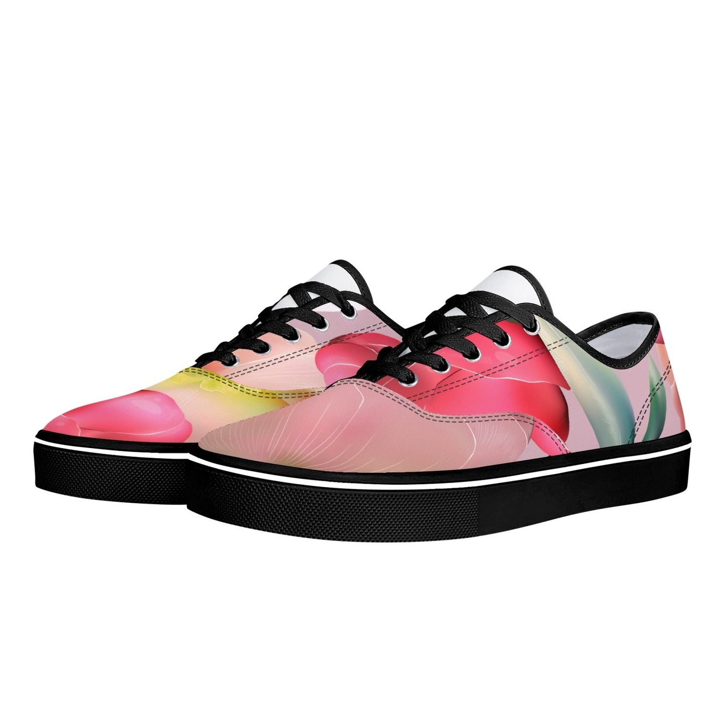 Zapatillas Jacki Easlick de lona con estampado floral de jardín 