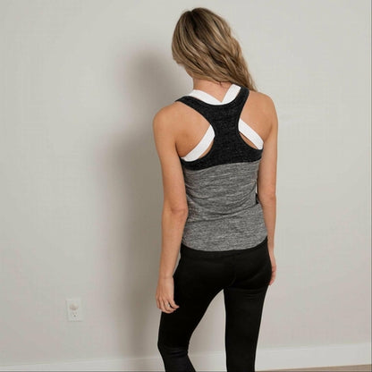 Colorblocked Racer Back Tank