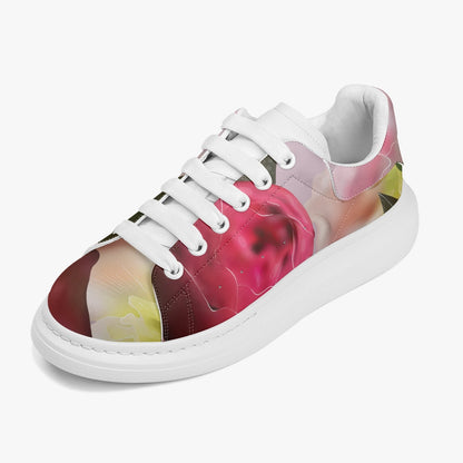 Zapatillas bajas de cuero con estampado floral de Jacki Easlick 