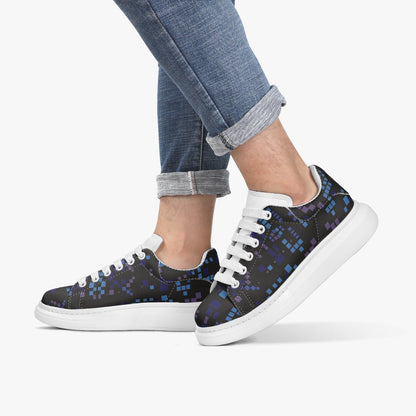 Zapatillas de cuero con estampado arquitectónico Jacki Easlick 