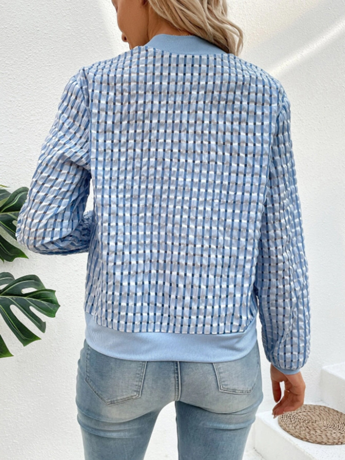 Veste zippée à manches longues