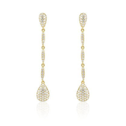 Boucles d'oreilles pendantes Alina CZ