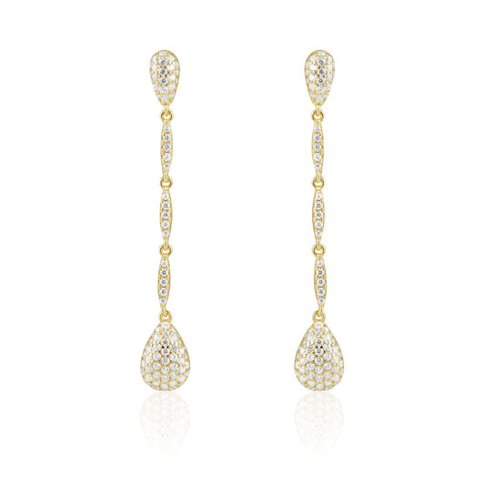Boucles d'oreilles pendantes Alina CZ