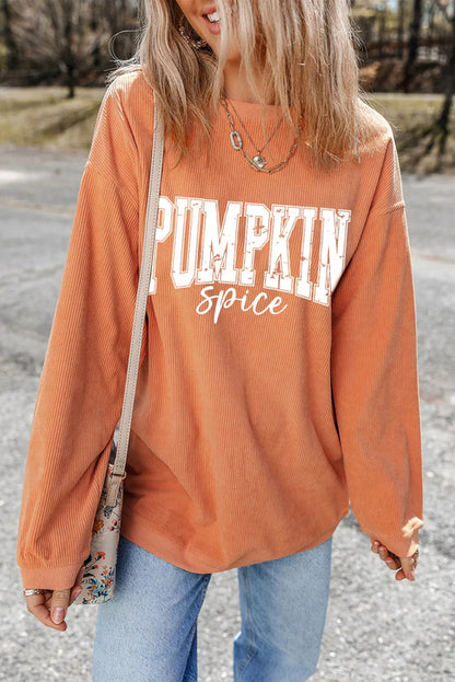Sudadera de manga larga con estampado de letras