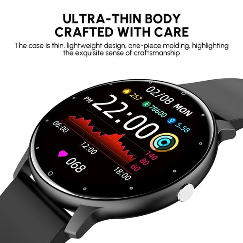 Reloj inteligente Bluetooth P67 resistente al agua con cámara y control remoto.