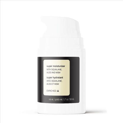 Hidratante facial natural súper hidratante de 1.7 oz