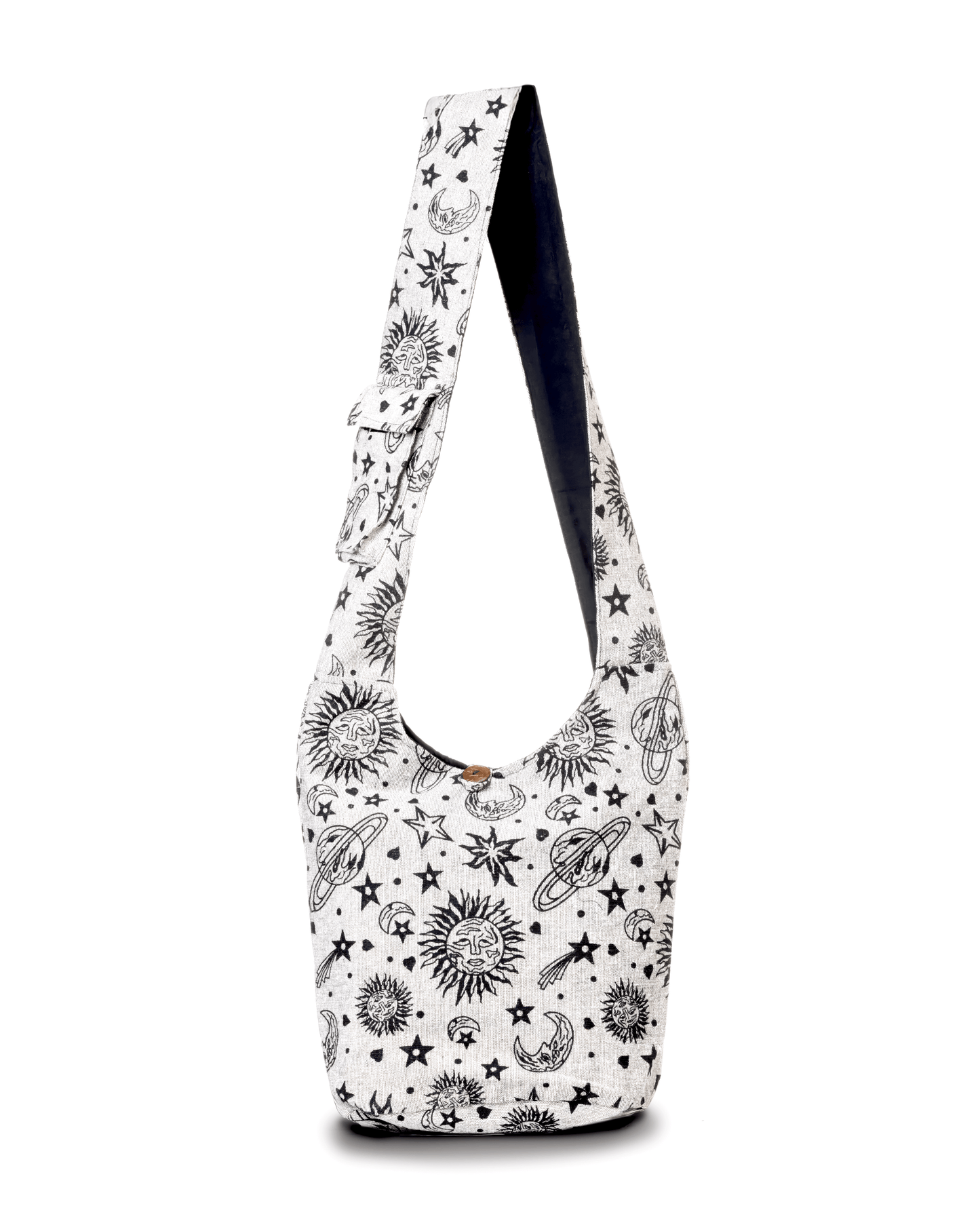 Bolso hobo con estampado celestial de la colección Kathmandu