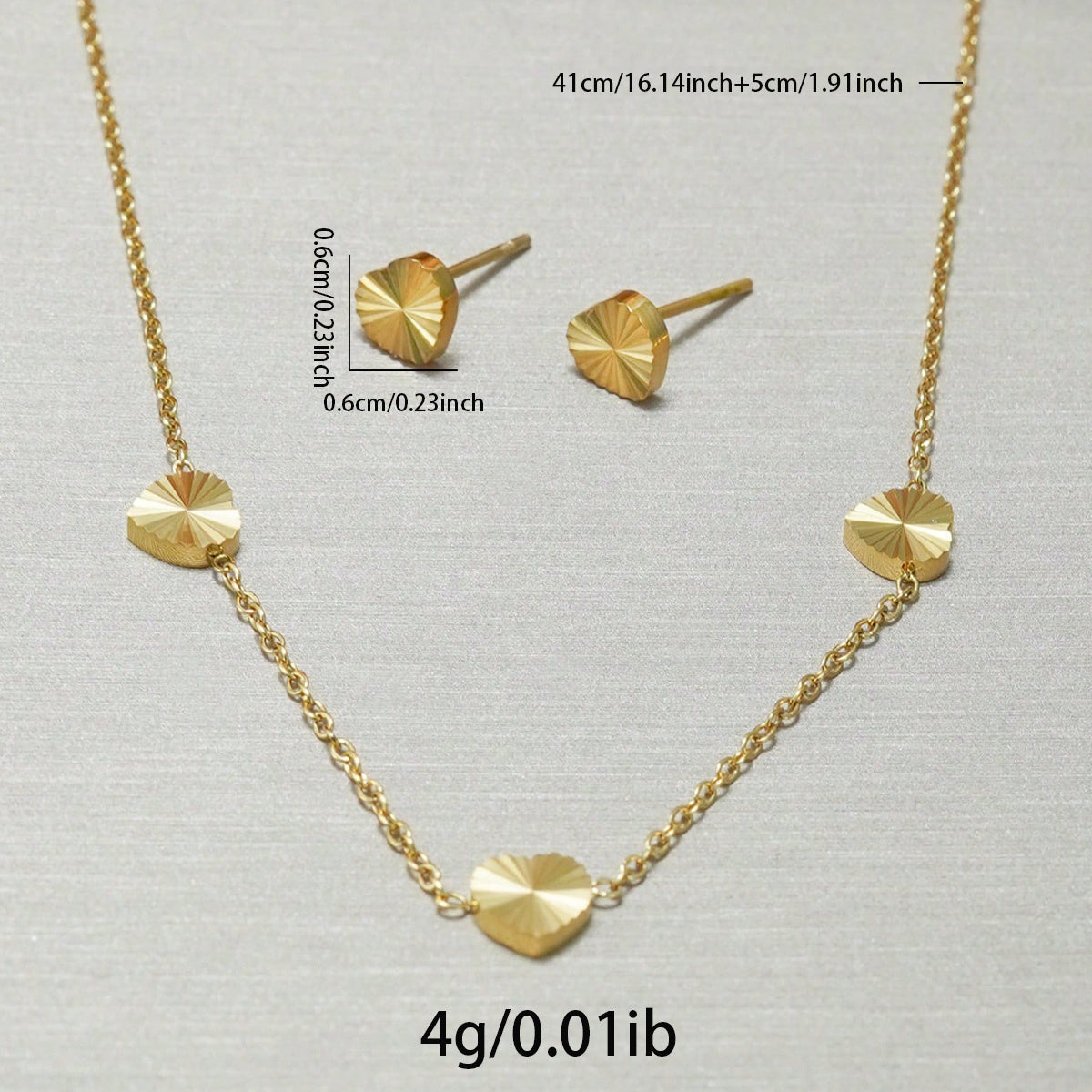 Parure de bijoux Lxalry plaquée or 18 carats avec boule miroir, hypoallergénique, sans danger pour la peau, collier, boucles d'oreilles à tige, pour tous les jours, soirée, ne se décolore pas, réglable, luxe avec perles moulées avec précision