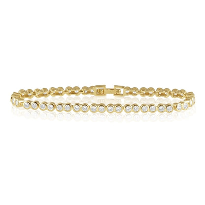 Bracelet tennis à lunette