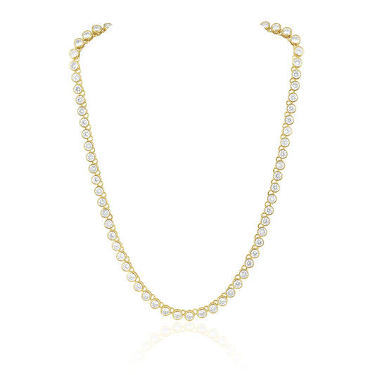 Collier tennis à lunette