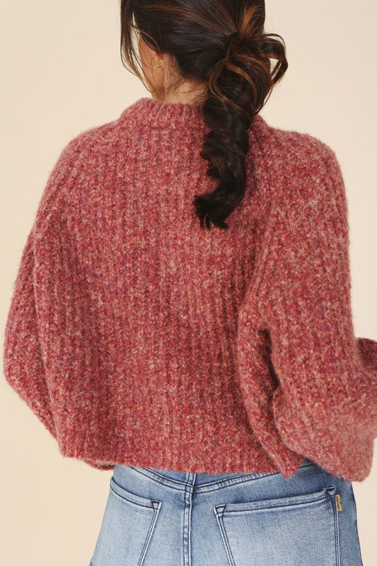 Suéter multicolor melange
